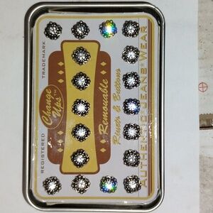 Change Up Removable Metal Rivets/Buttons Cowboy Cowgirl Western Bling #8